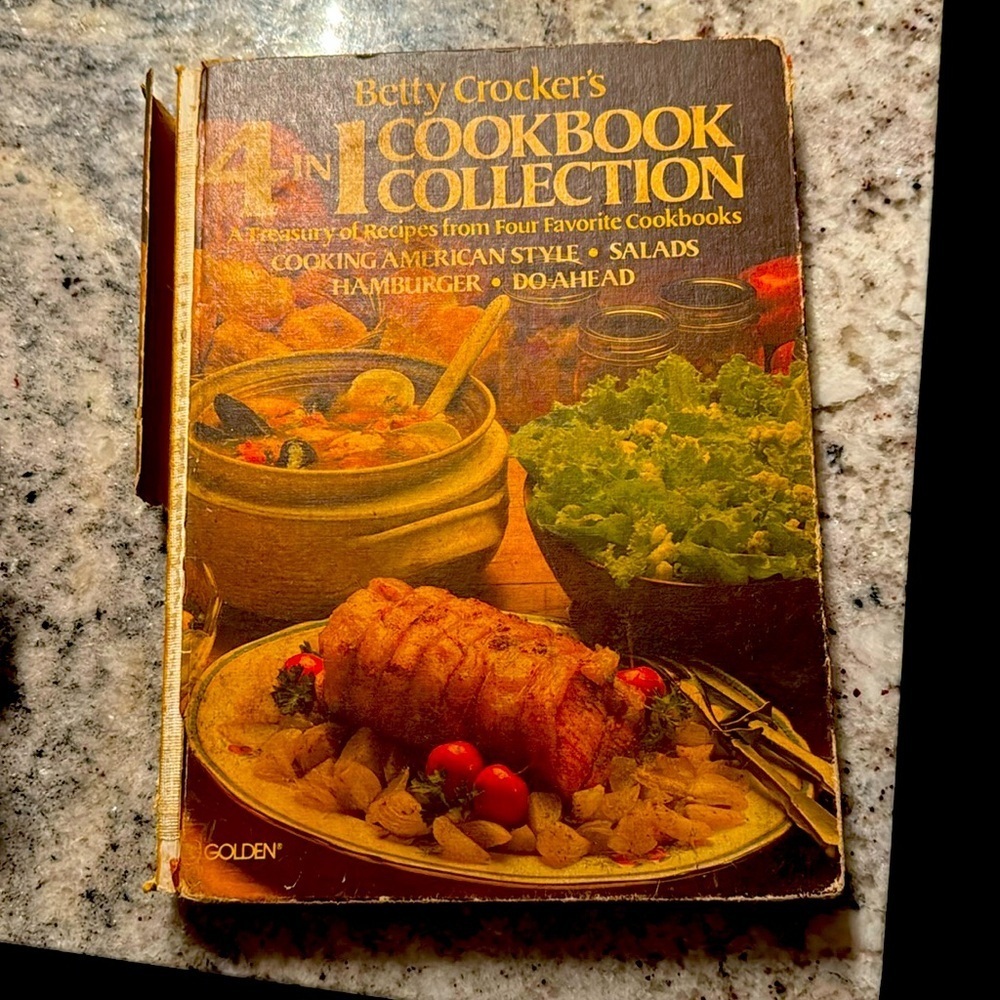 Vintage Betty Crocker's 4-in-1 Cookbook Collection